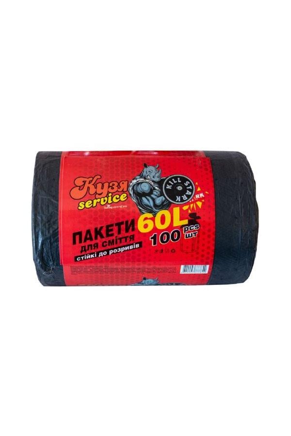 Мусорные пакеты 100 шт. 60 л (KS-1021)