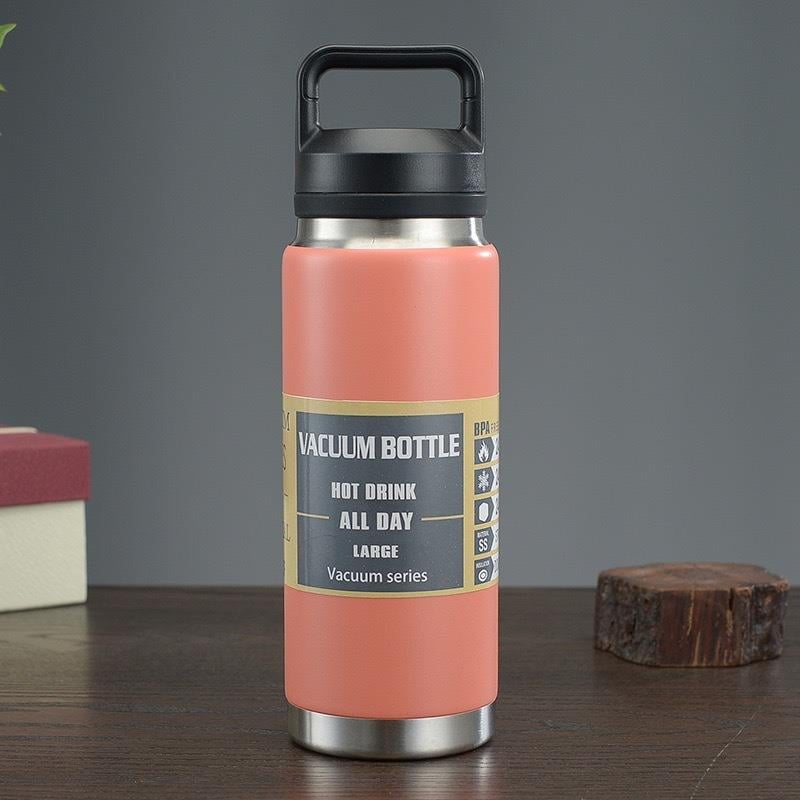 Чашка термос A-Plus Vacuum Bottle вакуумная из нержавеющей стали мл 600 Orange (35048876)