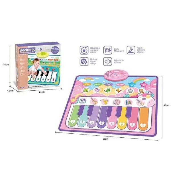 Развивающий коврик интерактивный 40х50 см Фиолетовый (MTK 035-5 A) - фото 2 Развивающий коврик интерактивный 40х50 см Фиолетовый (MTK 035-5 A) - фото 2