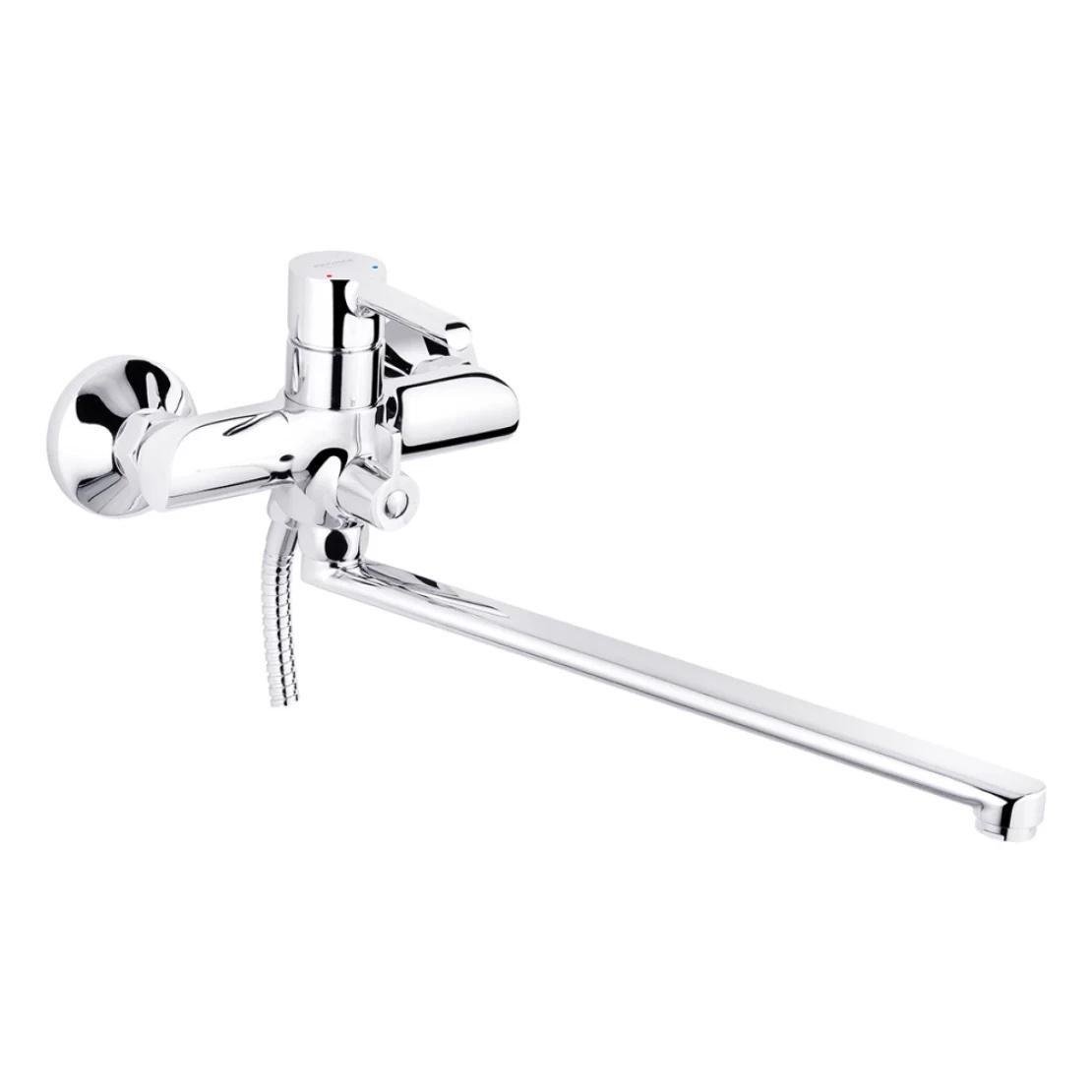 Змішувач для ванни Kroner KRP Essen C070 з душовим гарнітуром Хром (CV024329)