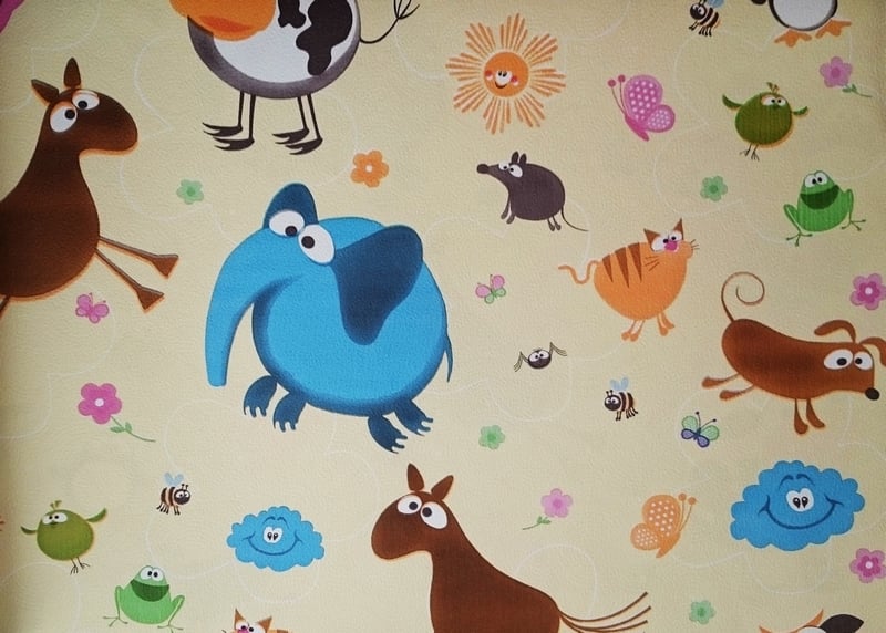 Обои на бумажной основе Шарм 122-01 Ферма 0,53х10 м Бежевый (63481843545099340e54c1cd)