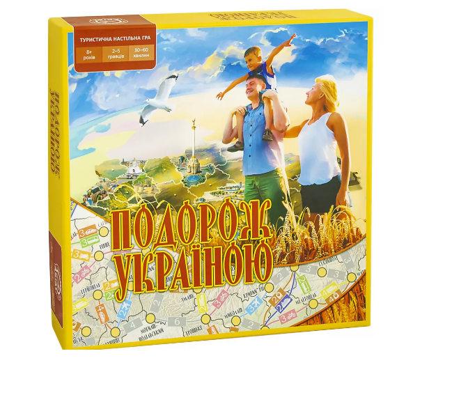 Настільна гра ПОДОРОЖ УКРАЇНОЮ (91018) Настільна гра ПОДОРОЖ УКРАЇНОЮ (91018)
