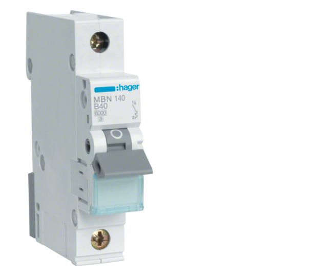 Автоматический выключатель Hager 40a 1P 6kA (27108797)