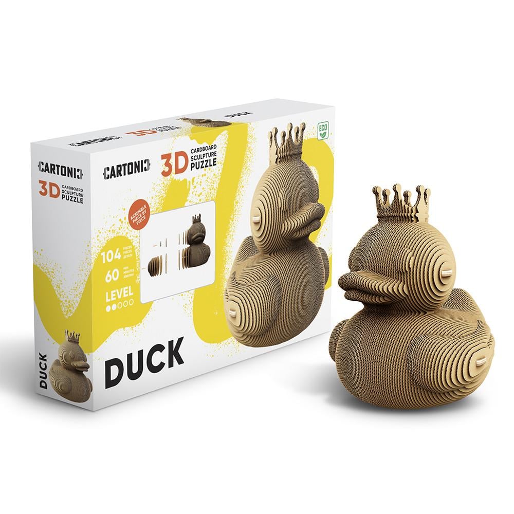 Пазл-конструктор 3D картонный Cartonic 3D Puzzle DUCK Утка (33394534)