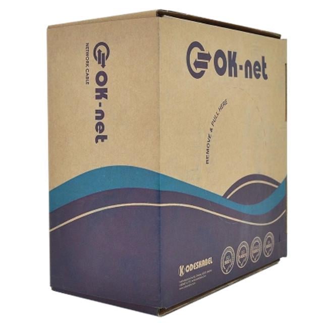 Кабель для зовнішніх робіт з жилами живлення OK-Net КПП-ВП 100 4х2х0,51/2х0,75 мм2 U/UTP-cat.5Е 305 м (3121500885)