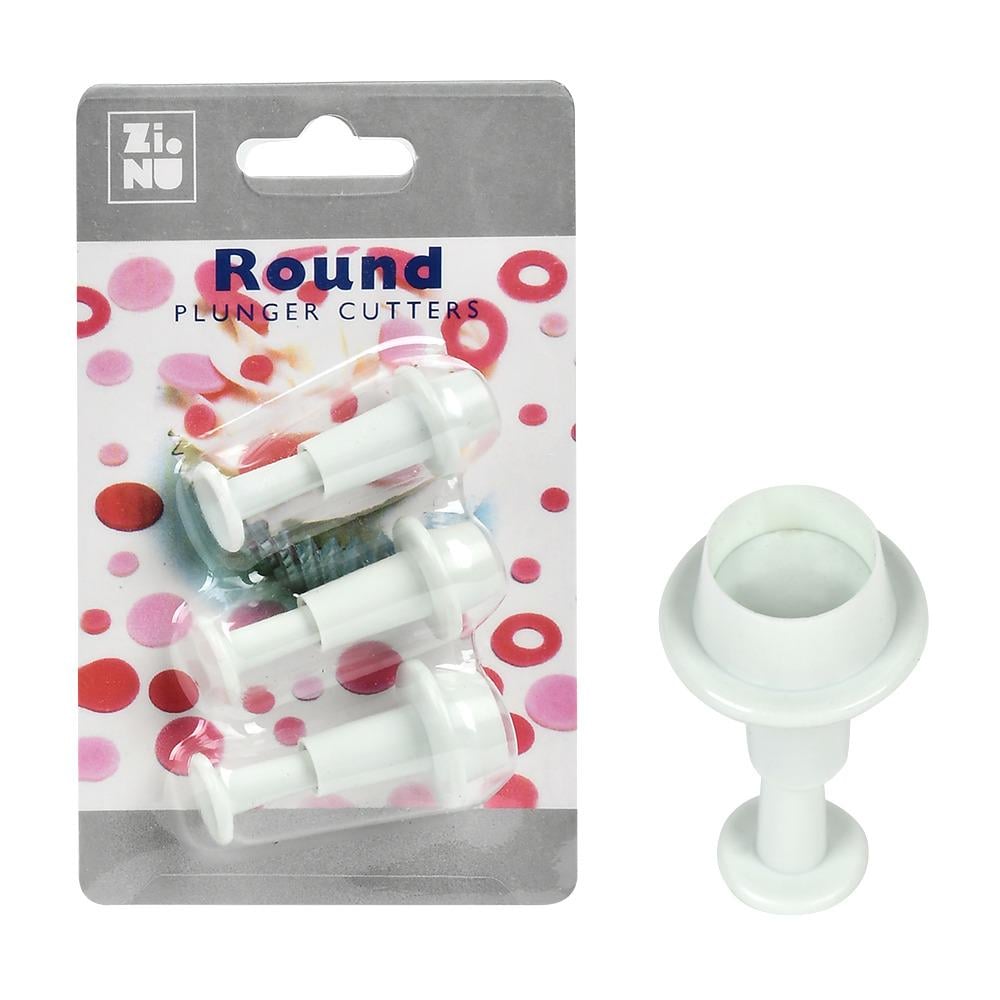 Плунжер кондитерский для печенья/мастики R32651 Round 3 пр. 14х9 см