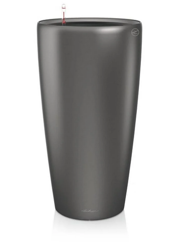 Вазон Lechuzа Rondo Premium 40 Антрацит (A-013793)