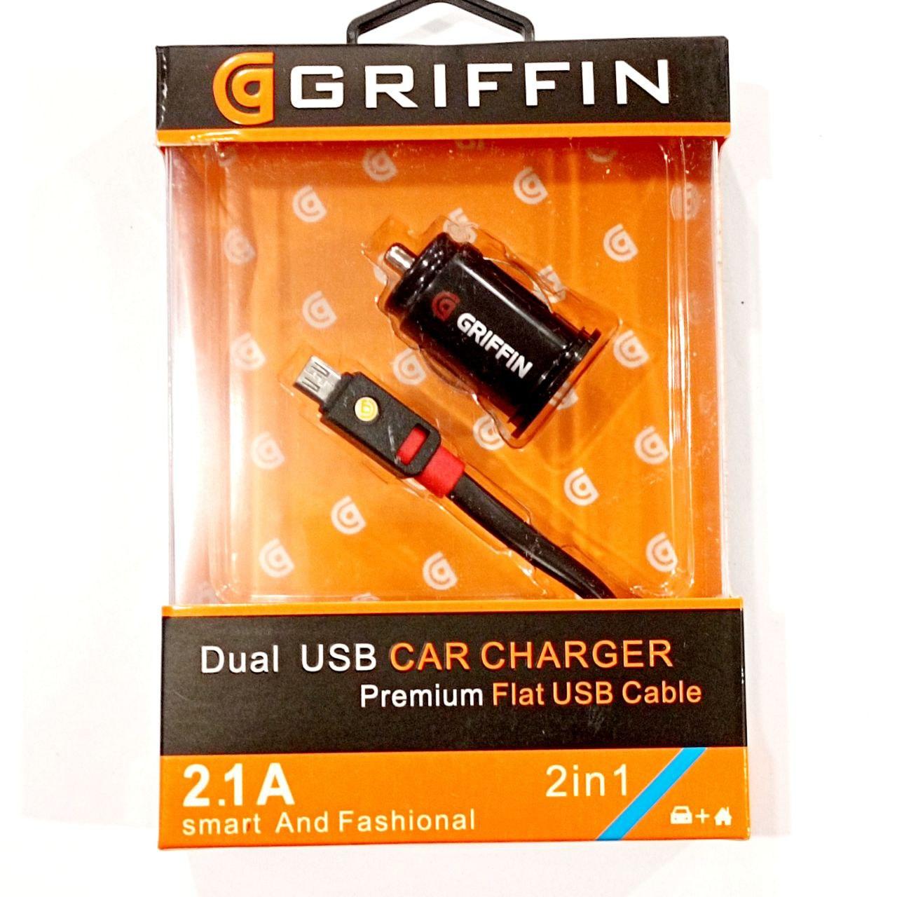 Зарядное устройство автомобильное Griffin 2 USB 2,1 A (t8166)