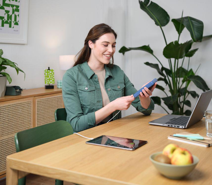 Повербанк Trust Primo ECO 20000 mAh Blue (ERC-25026_TRUST) - фото 2 Повербанк Trust Primo ECO 20000 mAh Blue (ERC-25026_TRUST) - фото 2