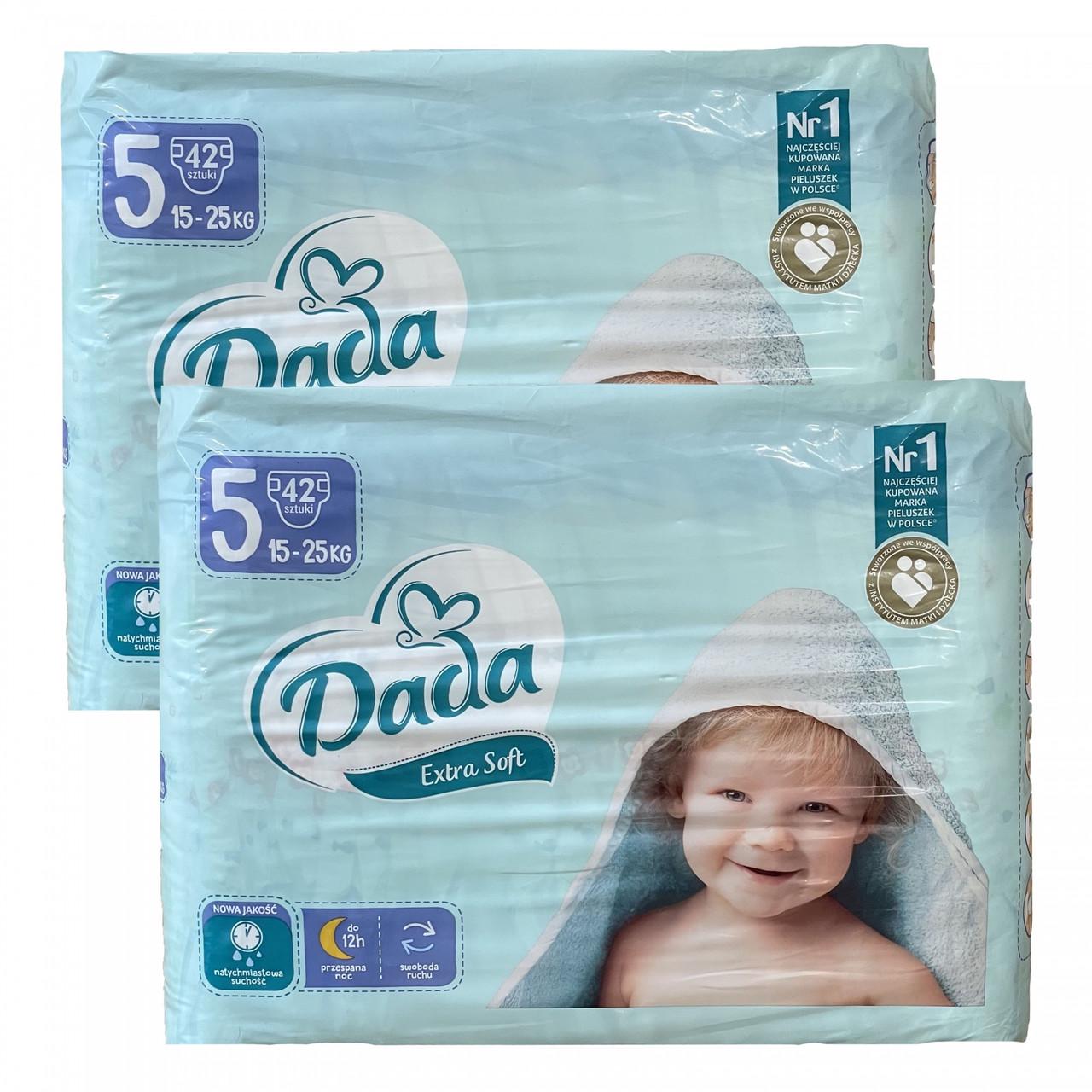 Підгузки дитячі Dada Extra Soft 5 Junior/вага 15-25 кг 84 шт. (1938480150)