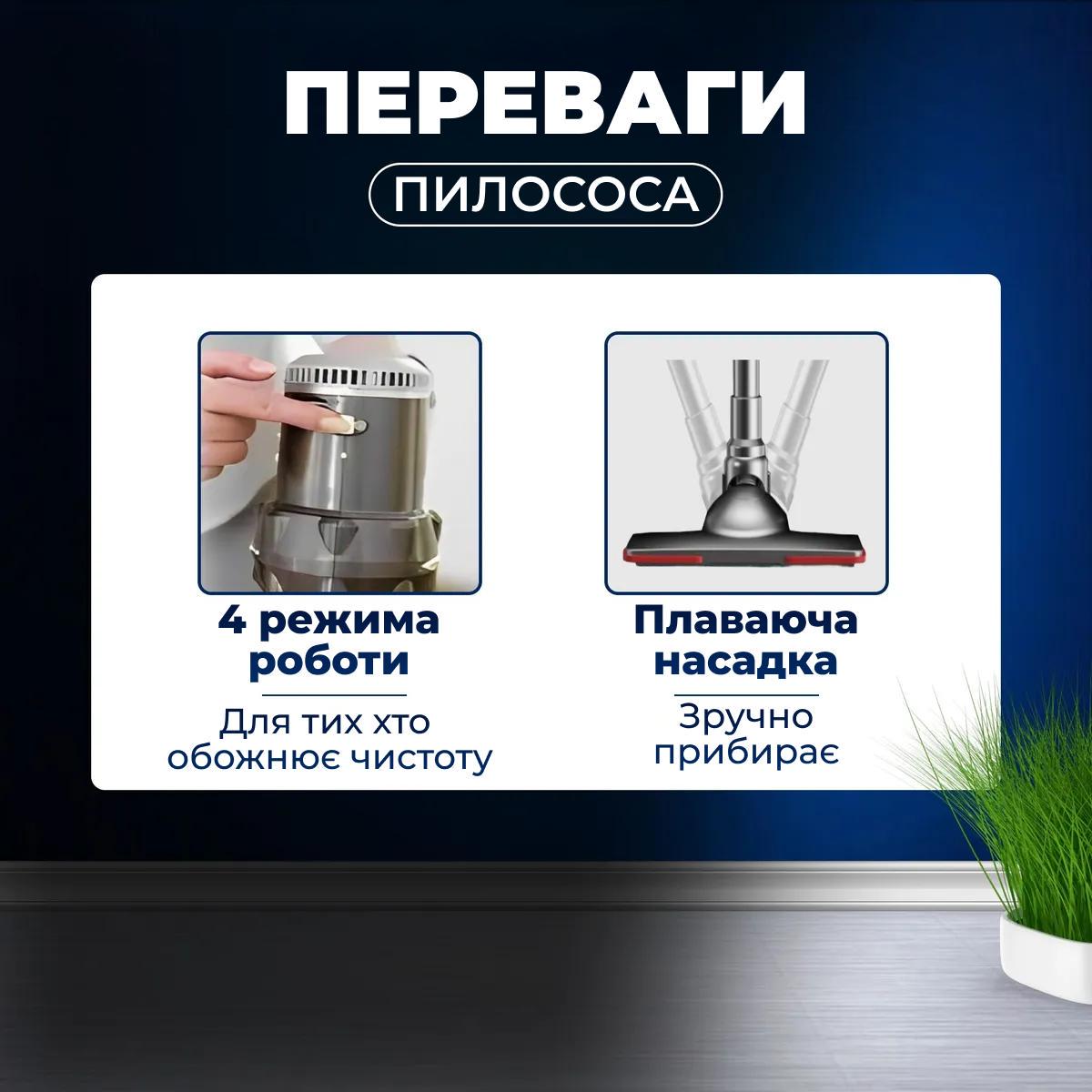 Пилосос SK-3378 без мішка 2000 Вт (45771-SK-3378_1384) - фото 5 Пилосос SK-3378 без мішка 2000 Вт (45771-SK-3378_1384) - фото 5