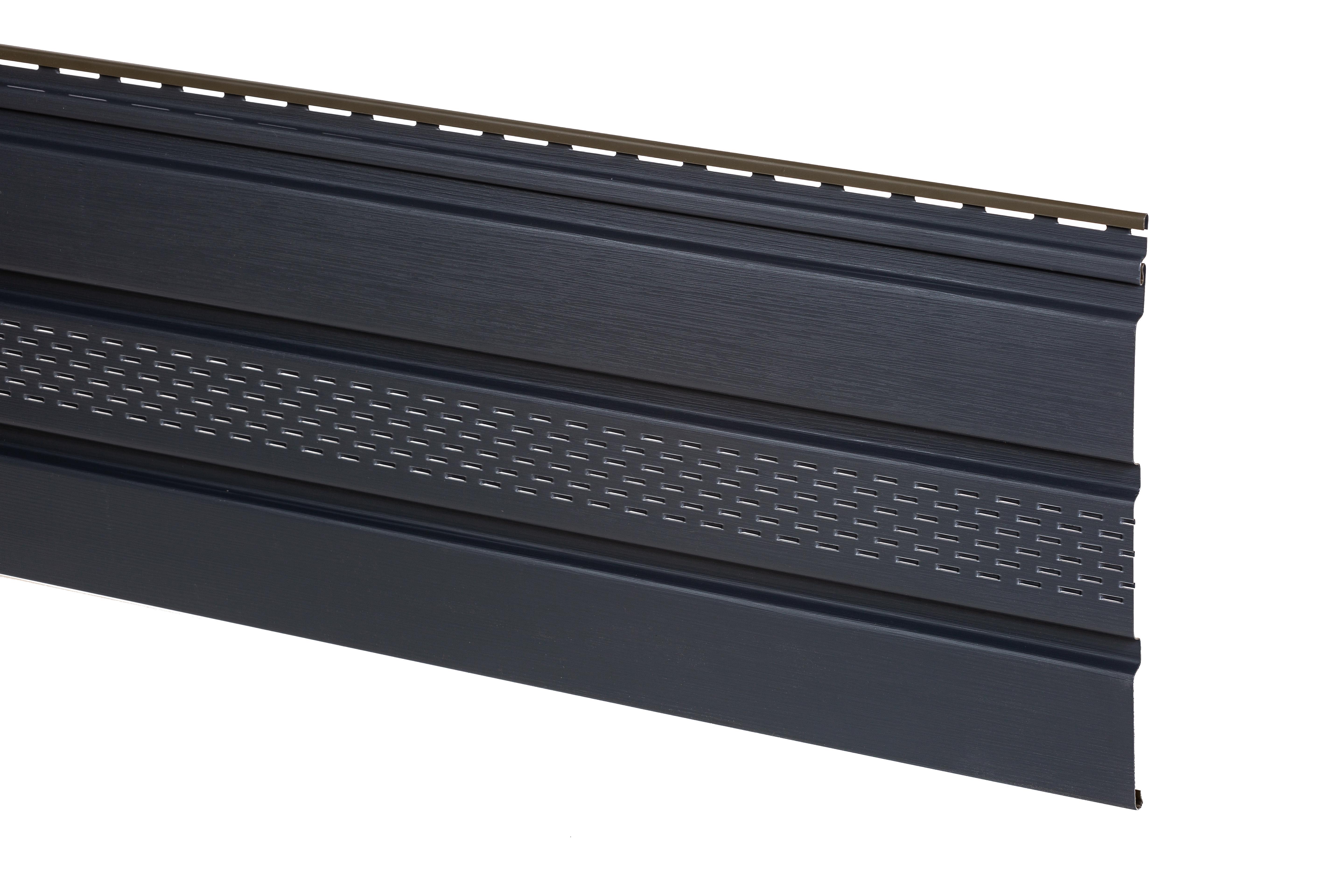 Софіт АйДахо з перфорацією Графітовий (343508545) Софіт АйДахо з перфорацією Графітовий (343508545)