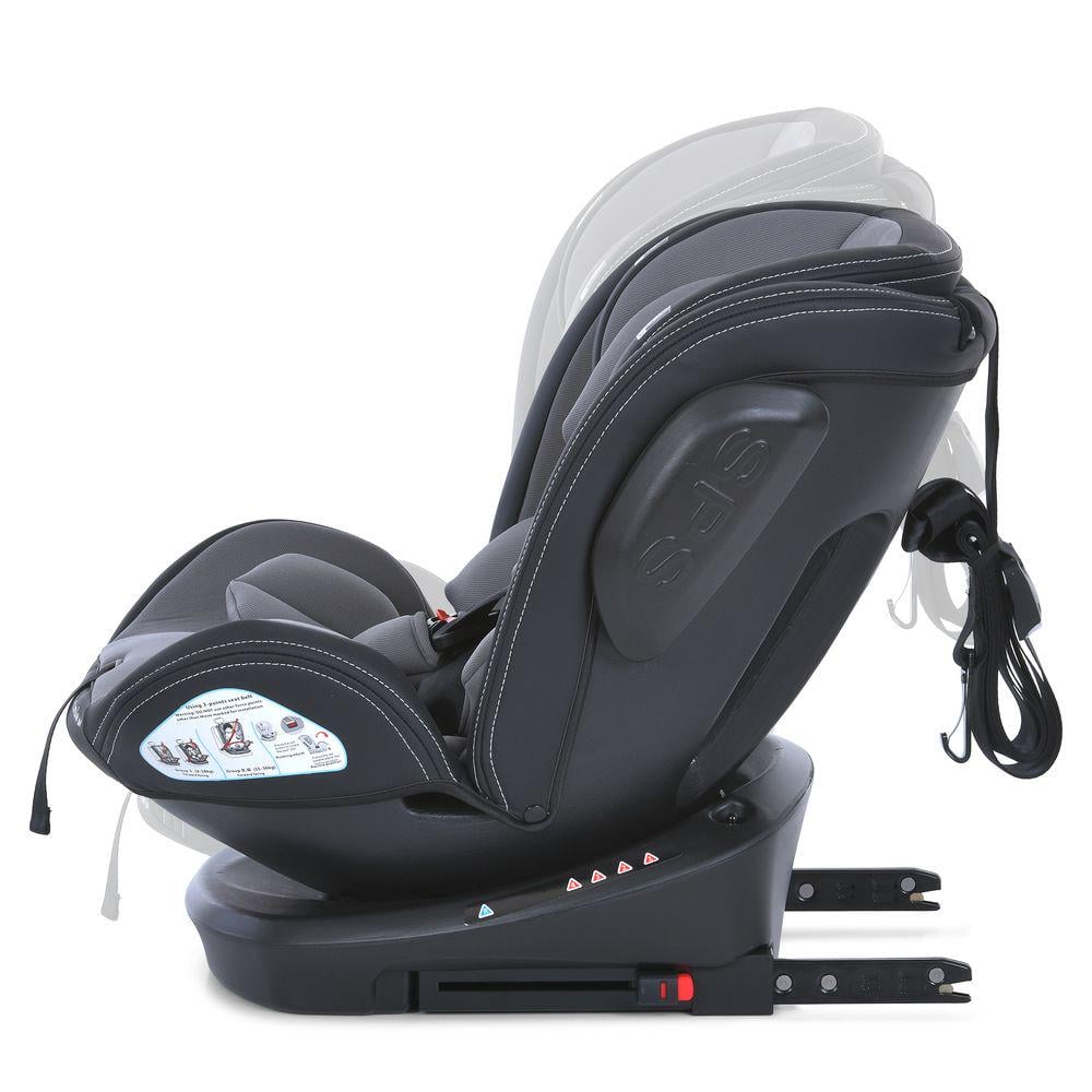 Автокрісло дитяче 0-36 кг ME 1045 EVOLUTION 2 360° ISOFIX/Top Tether з поворотом Чорно-сірий (30408458) - фото 8