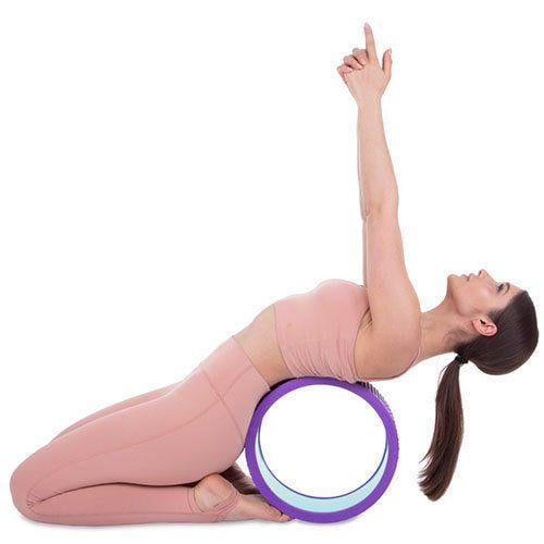 Кільце для йоги Fit Wheel Yoga FI-2436 Фіолетовий (56508024) - фото 7