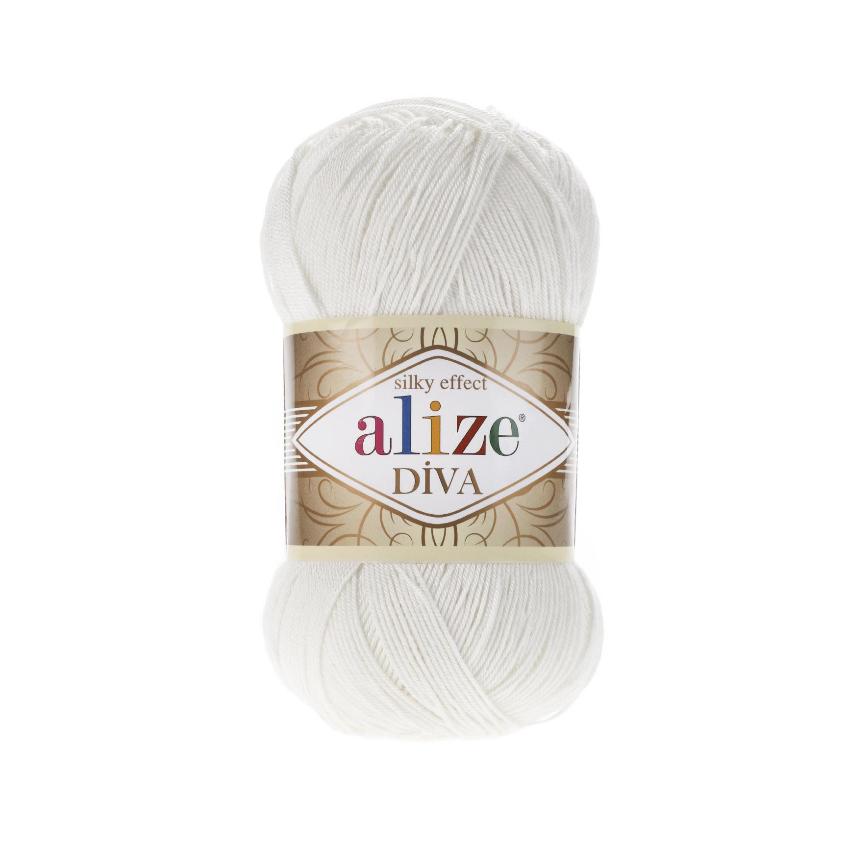Пряжа Alize Diva 450 Pearl