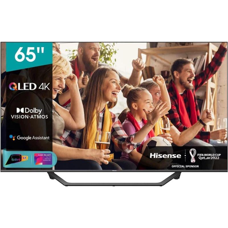 Телевізор Hisense 65A78GQ QLED Bluetooth/4K/Smart TV/HDR 65" (12059904)