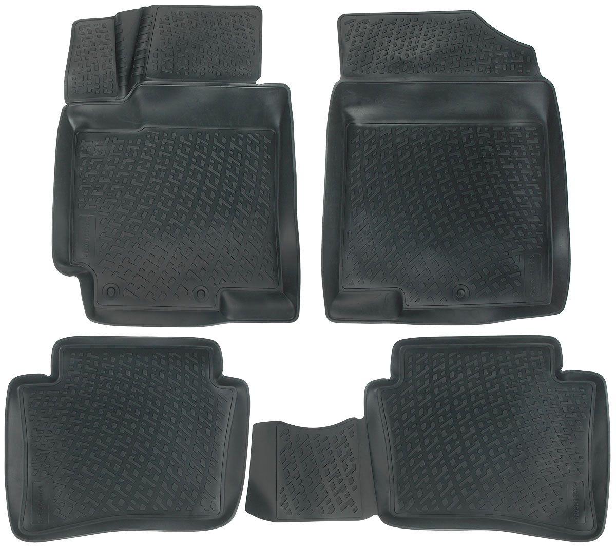 Коврики в салон Kia Rio III SD 11- полиуретановые (203010601)