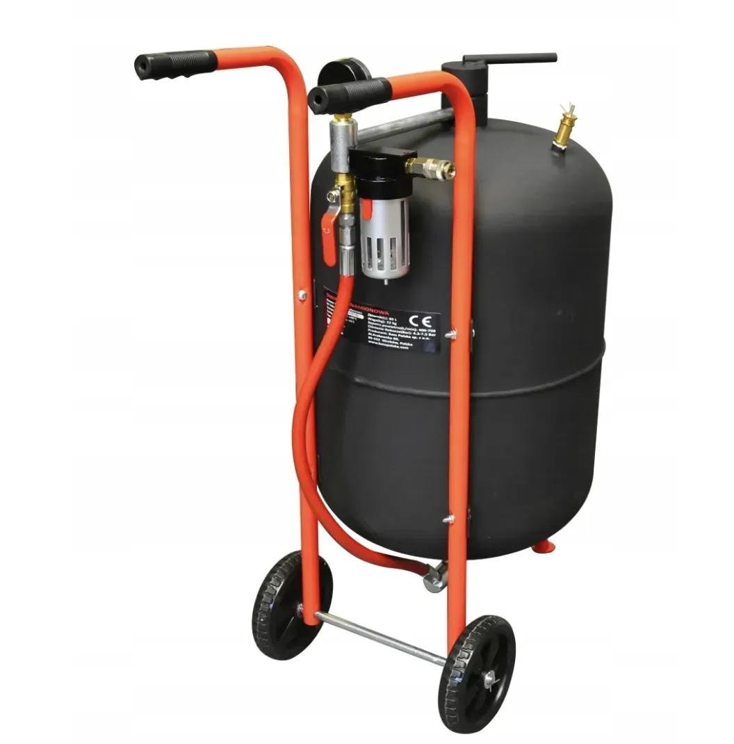 Сифонная пескоструйная установка Bass Polska с насадками 80 л - фото 6