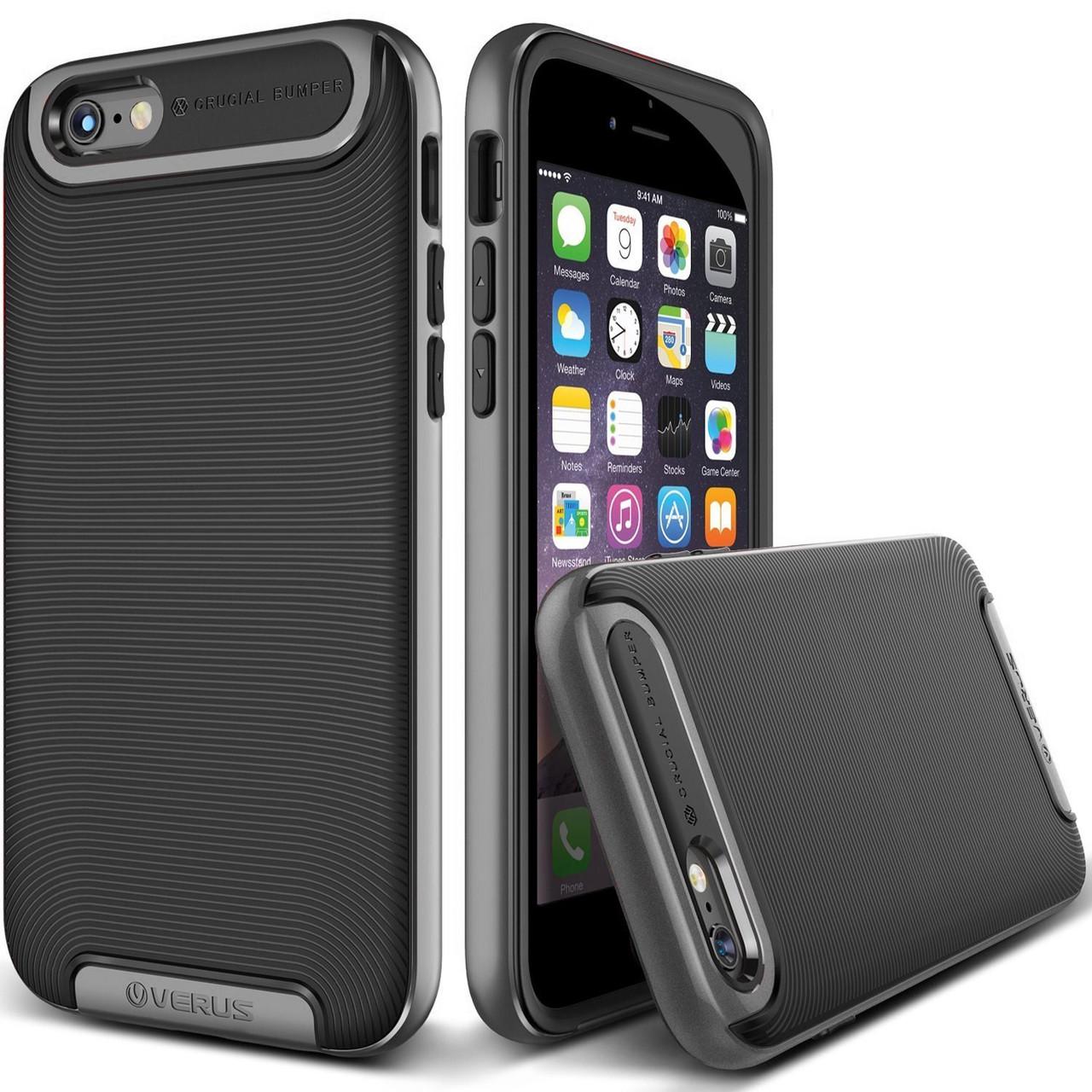 Чехол накладка Verus Crucial Bumper Series for iPhone 6/6S, Black
