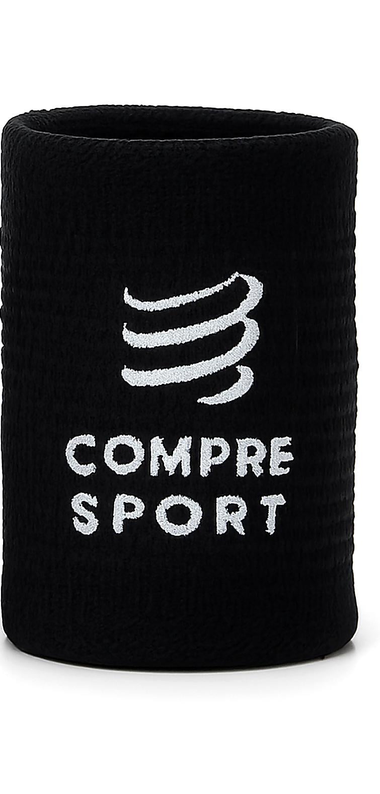 Напульсник на руку Compressport Racing Sweatbands Black (XBNU10499000TU)