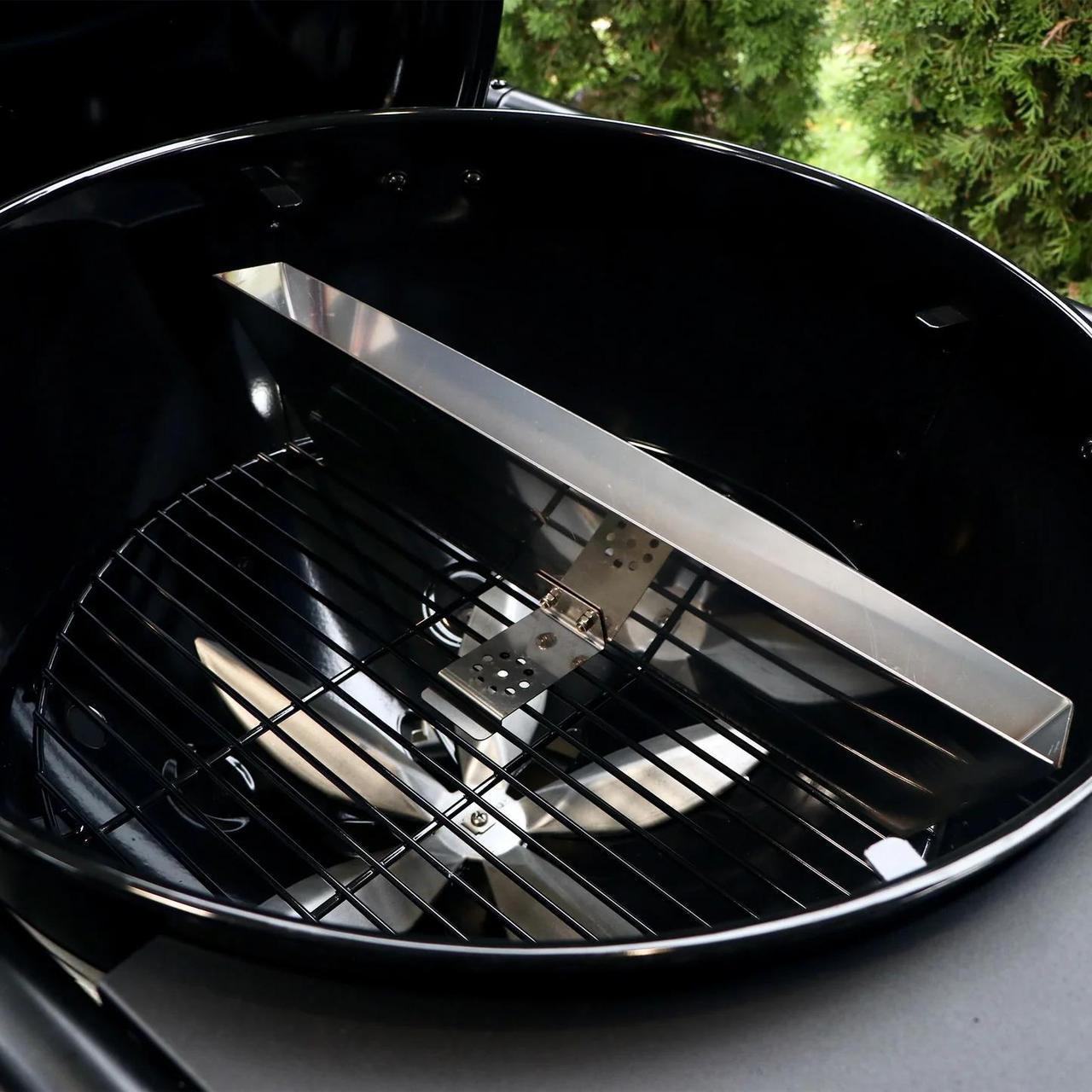 Поддон стальной с конт.для воды SnS Drip 'N Divide для грилей 57 см (2440360120) - фото 5