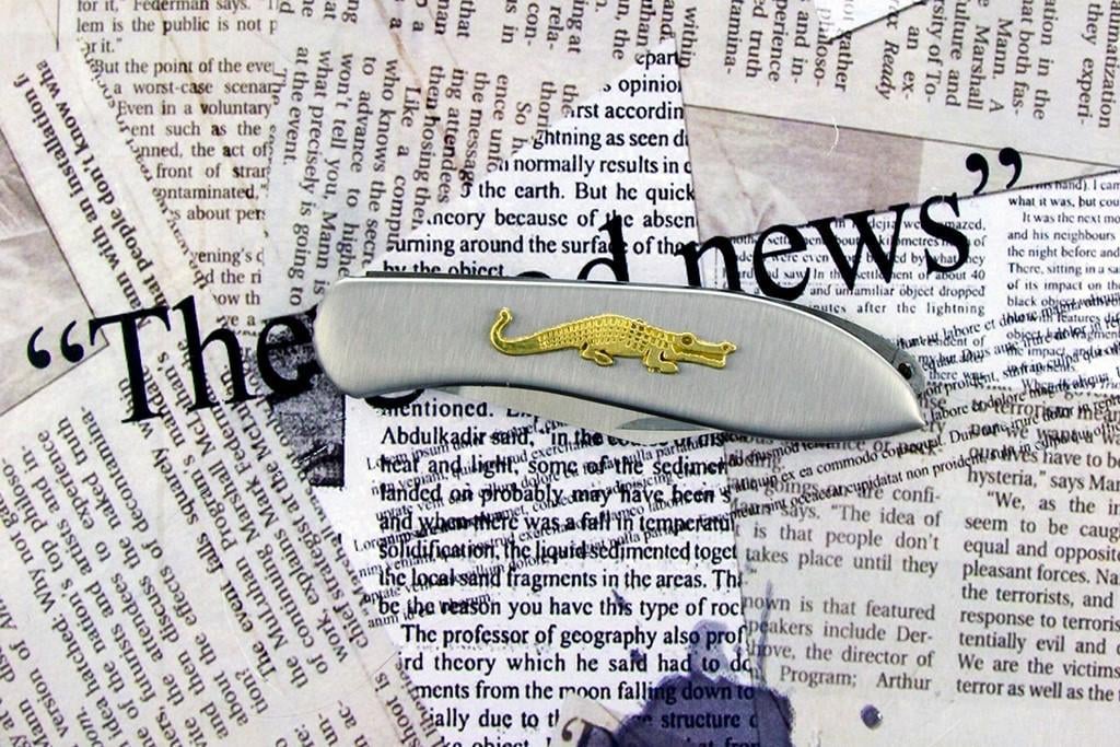 Ніж складаний №999 Крокодил б (00000000711) - фото 2 Ніж складаний №999 Крокодил б (00000000711) - фото 2