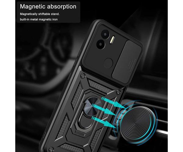 Чехол накладка Ricco Camera Sliding для Xiaomi Redmi A1+ / A2+ Синий - фото 2 Чехол накладка Ricco Camera Sliding для Xiaomi Redmi A1+ / A2+ Синий - фото 2