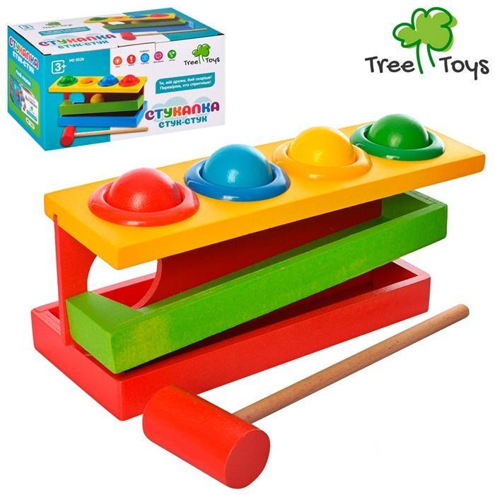 Дерев'яна стукалка TREE TOYS MD 0026 стукавка (1790) - фото 2 Дерев'яна стукалка TREE TOYS MD 0026 стукавка (1790) - фото 2