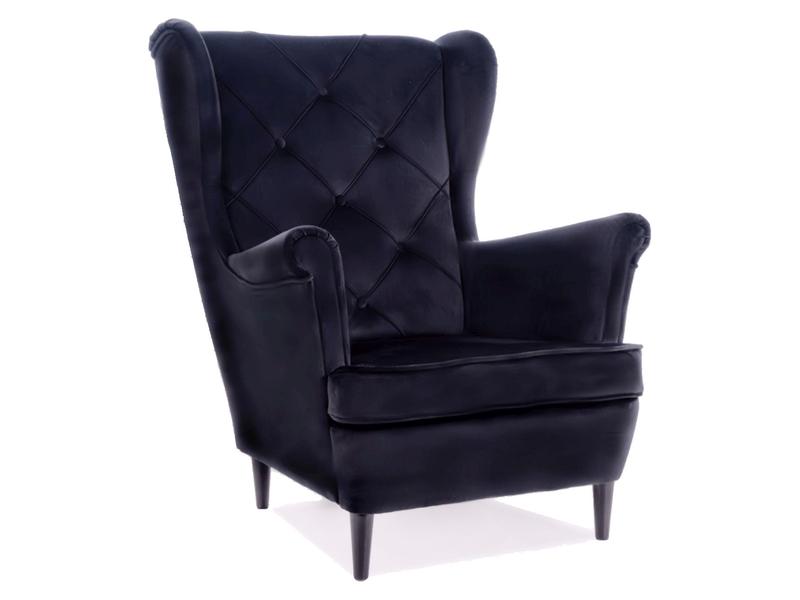 Кресло Lady Matt Velvet 99 Черный/Венге (LADYMV99CZ)