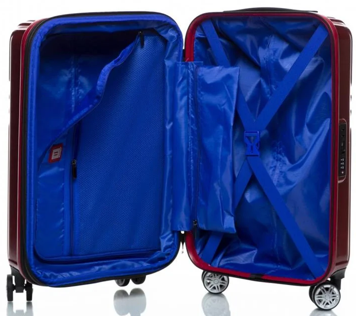 Валіза маленька Sumdex на колесах з полікарбонату 42 л Червоний - фото 6 Валіза маленька Sumdex на колесах з полікарбонату 42 л Червоний - фото 6