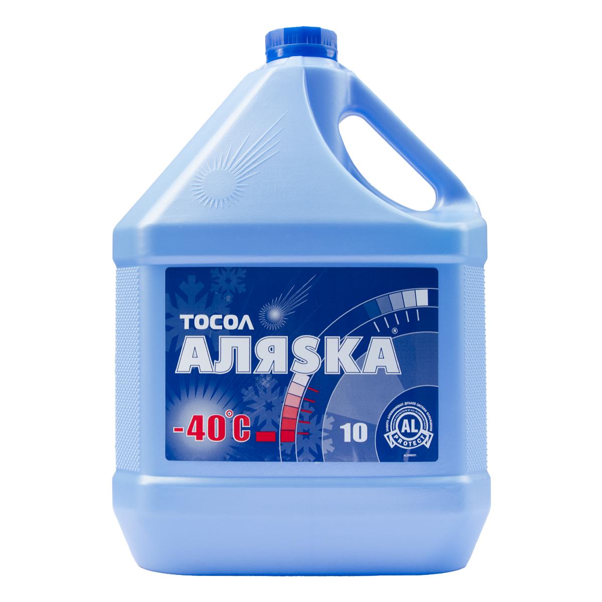 Тосол Аляска -40°C 10 л (21621) - фото 2 Тосол Аляска -40°C 10 л (21621) - фото 2