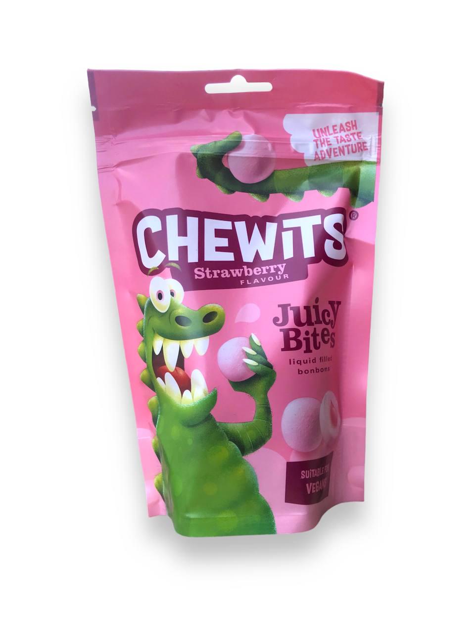 Конфеты жевательные Chewits Клубника 115 г (14592883)