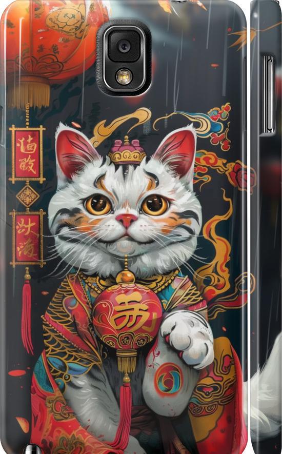 Чехол на Samsung Galaxy Note 3 N9000 China Cat v2 (6135c-29-42517)