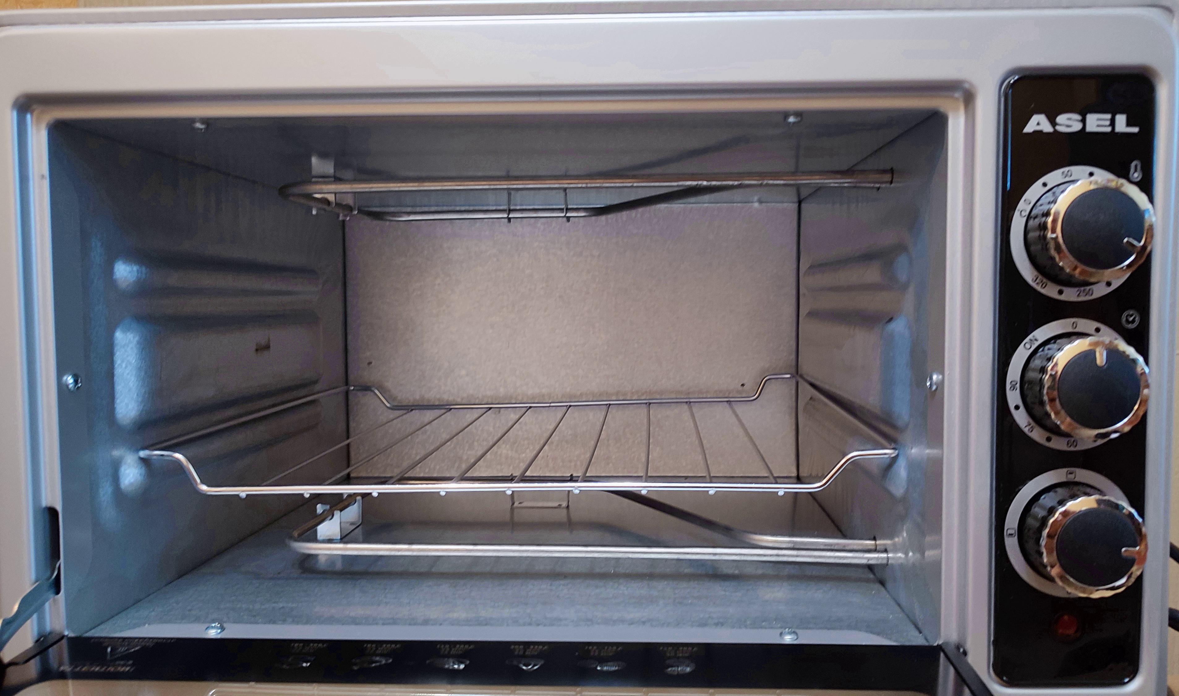 Духовка электрическая настольная Asel AF33-23 33 л 2 противня Серый - фото 2 Духовка электрическая настольная Asel AF33-23 33 л 2 противня Серый - фото 2