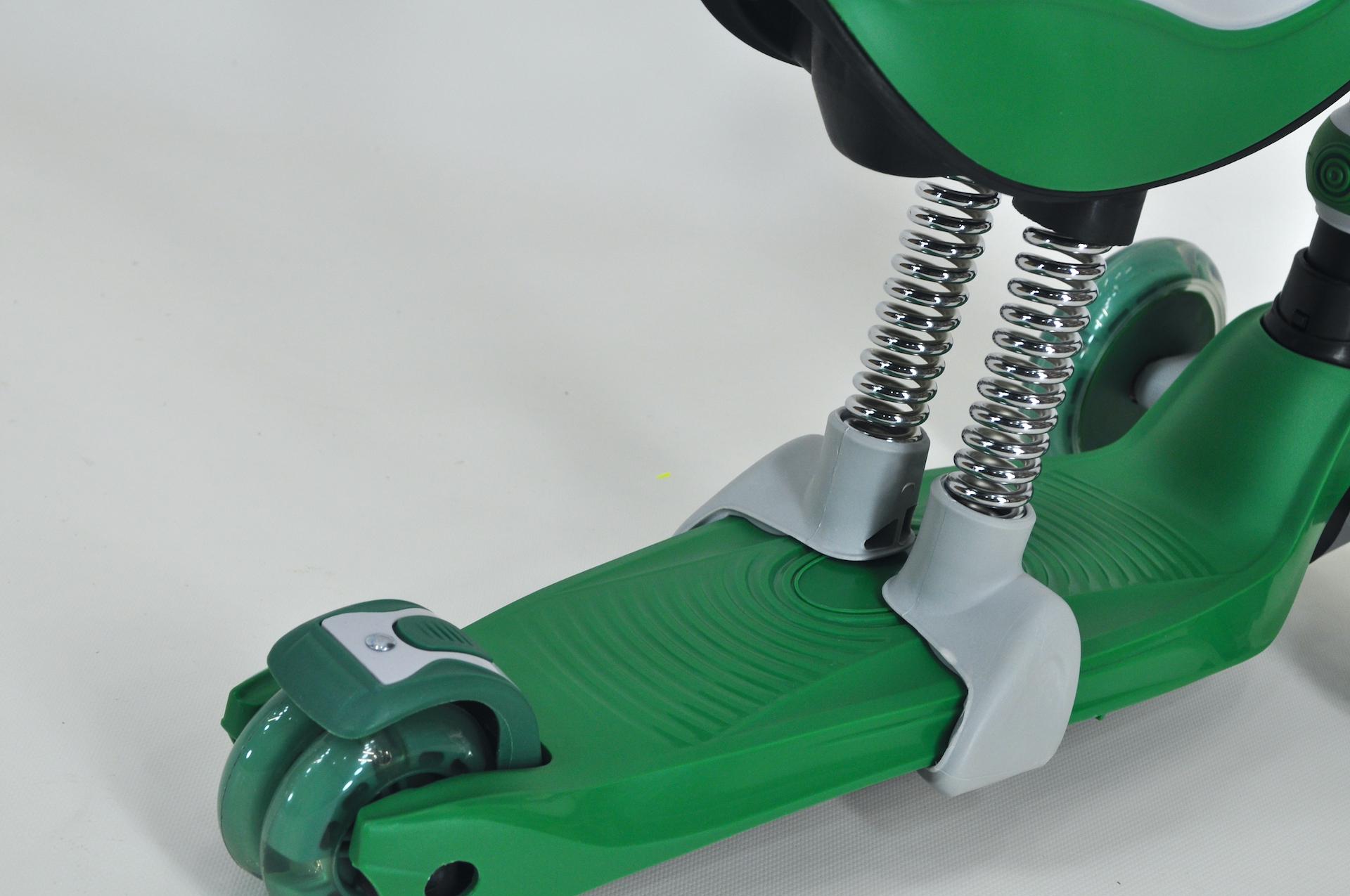 Самокат біговел Maraton Credo 3в1 дитячий триколісний з сидінням та батьківською ручкою Зелений - фото 10 Самокат біговел Maraton Credo 3в1 дитячий триколісний з сидінням та батьківською ручкою Зелений - фото 10