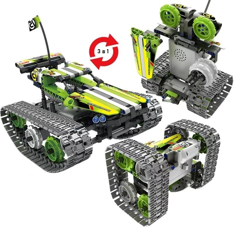 Конструктор машинка-робот Erbo Technic 3в1 на радіокеруванні - фото 2 Конструктор машинка-робот Erbo Technic 3в1 на радіокеруванні - фото 2