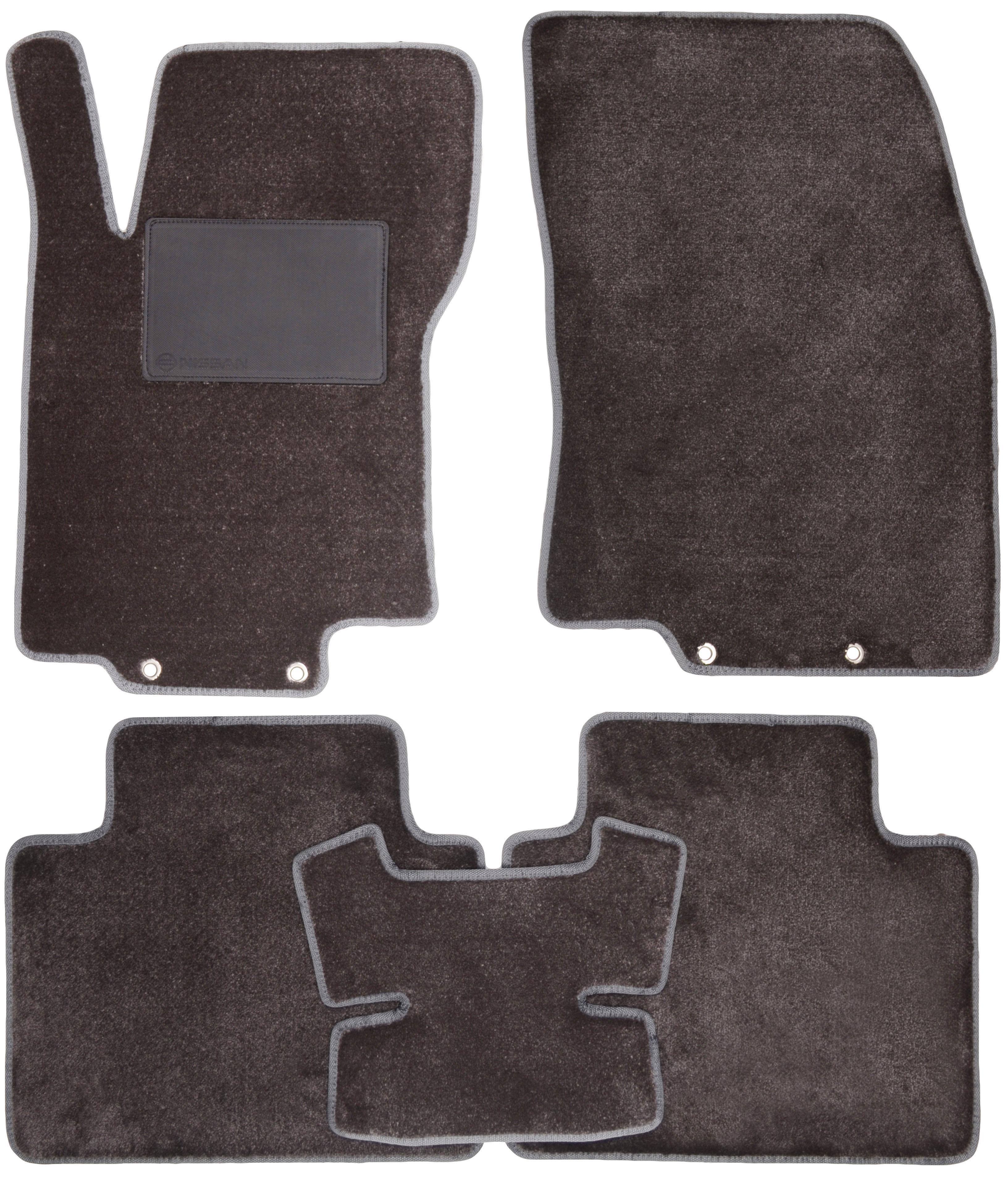 Коврики в салон для Nissan X-Trail T32 '14 текстильные Optimal Серый