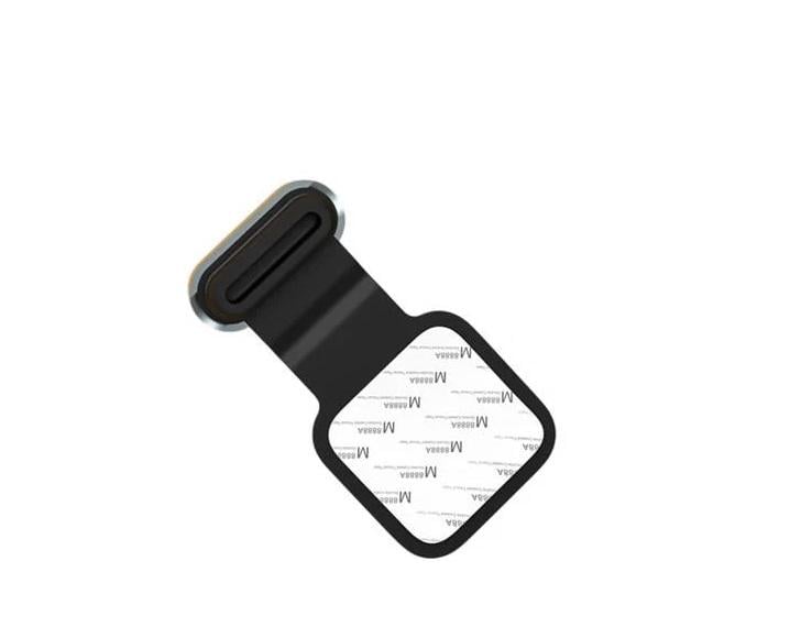 Заглушка металлическая Type-C на смартфон для защиты от грязи и пыли с черной крепью Серебряный Заглушка металлическая Type-C на смартфон для защиты от грязи и пыли с черной крепью Серебряный