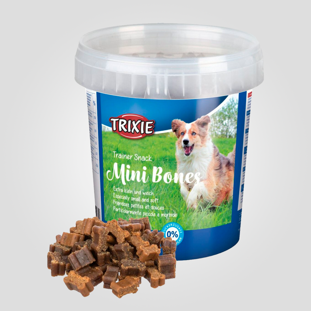 Лакомство для собак Trixie Trainer Snack Mini Bones с говядиной ягненком и птицей 500 г (20505215)