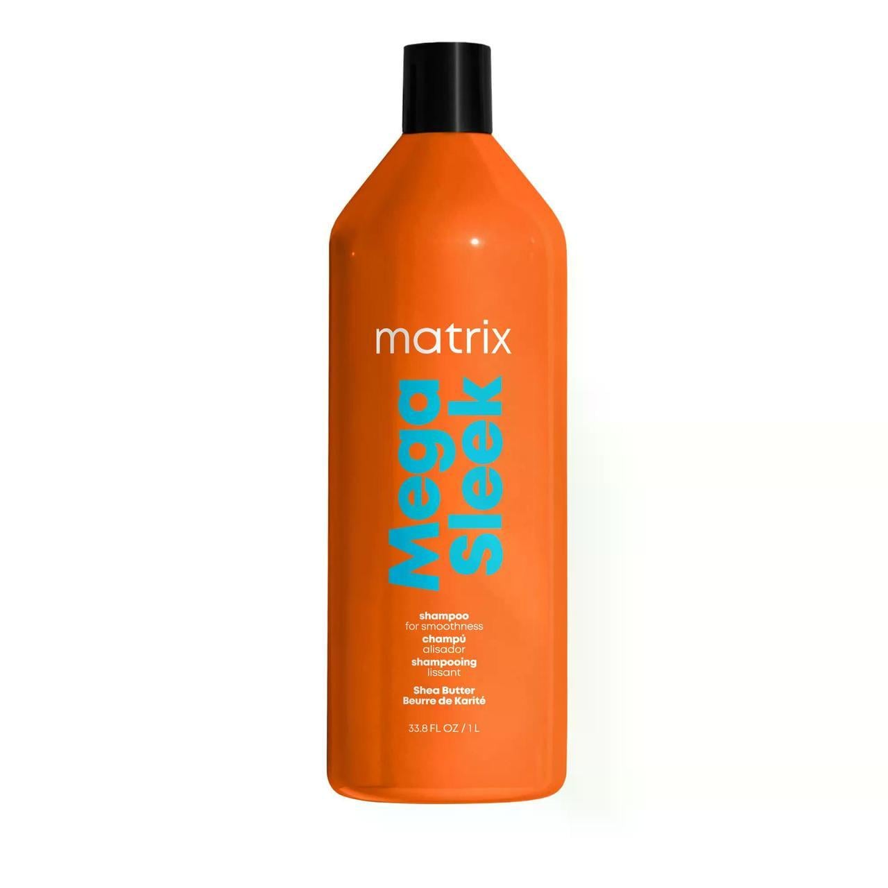 Шампунь для гладкости непослушных волос Matrix Mega Sleek Shampoo 1000 мл Шампунь для гладкости непослушных волос Matrix Mega Sleek Shampoo 1000 мл
