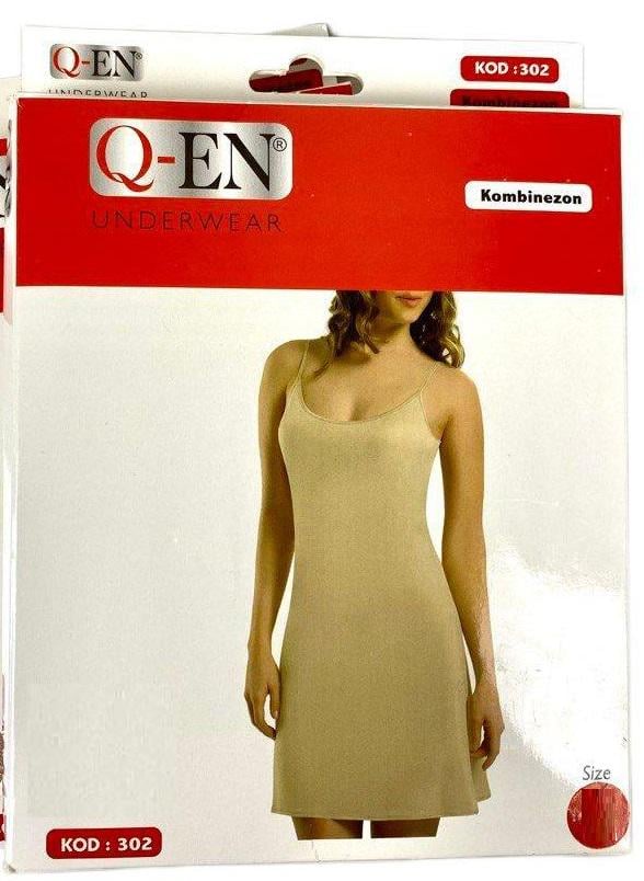 Майка Q-EN 302 ночная женская L Бежевый