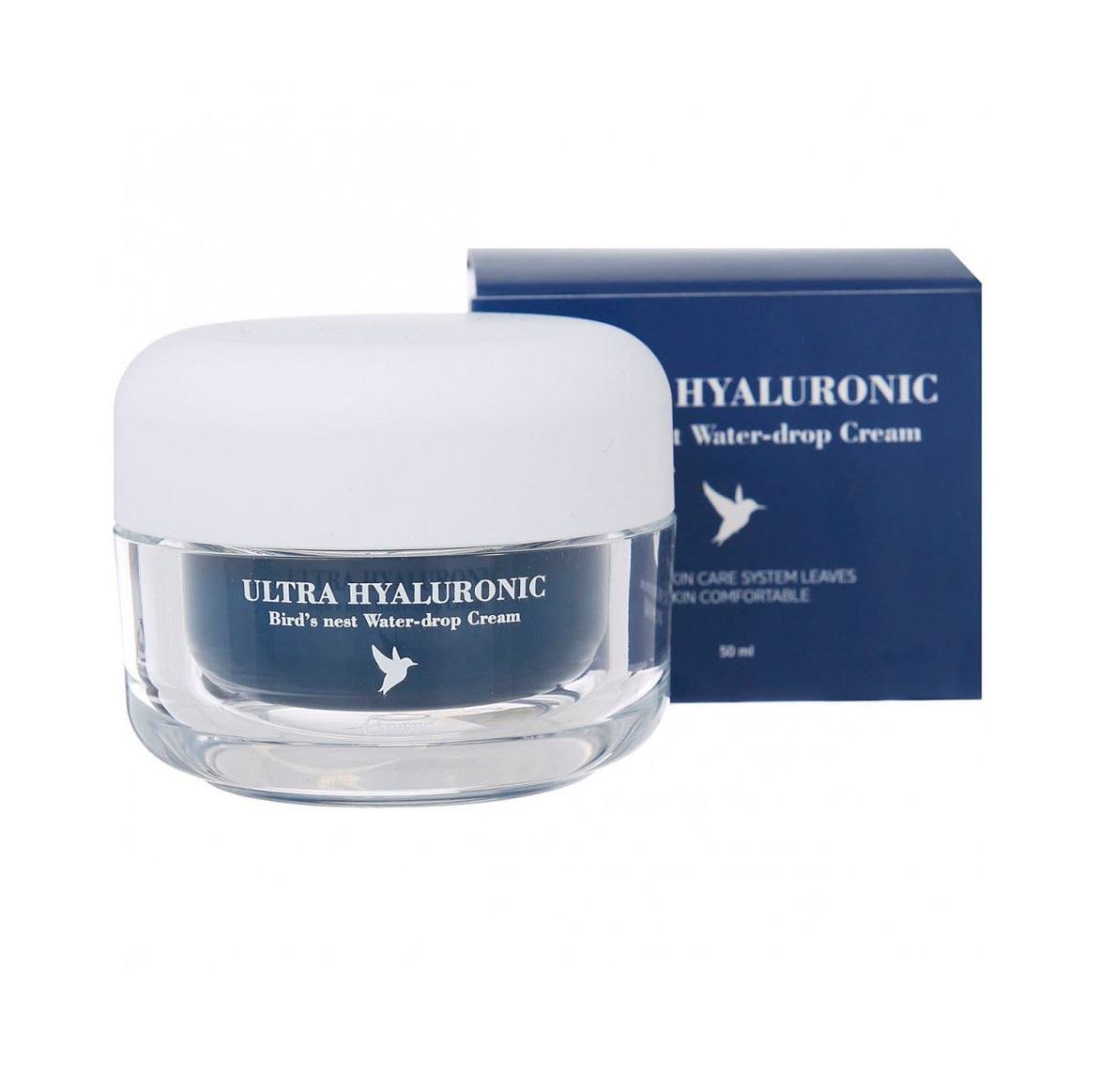 Крем для обличчя Ultra Hyaluronic Acid Bird's Nest Water-Drop Cream Esthetic House 50 мл (8809450011619) - фото 2