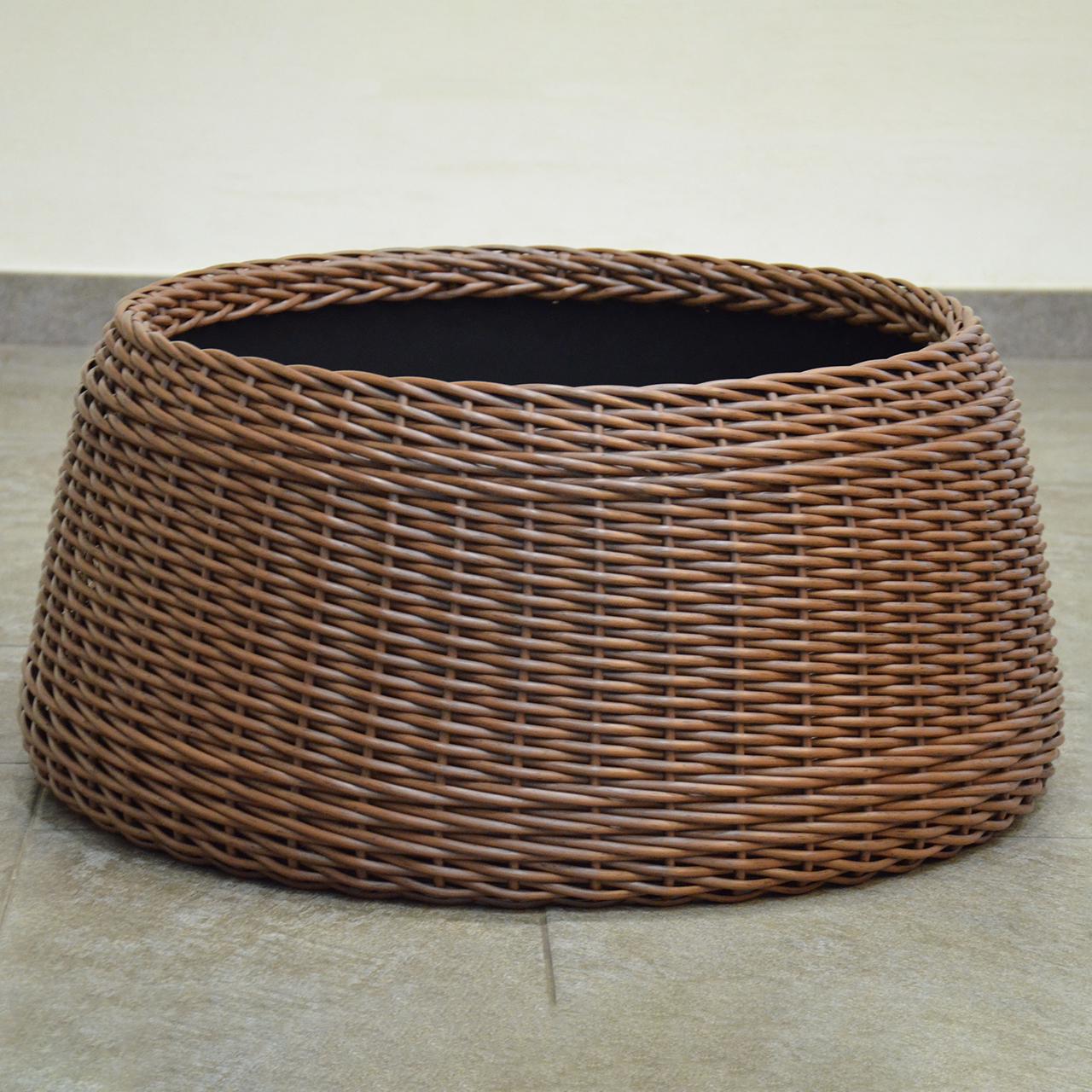 Подставка-юбка под елку плетеная из шт.учного ротанга/ручной работы XL Молочный шоколад (23380179) - фото 3 Подставка-юбка под елку плетеная из шт.учного ротанга/ручной работы XL Молочный шоколад (23380179) - фото 3