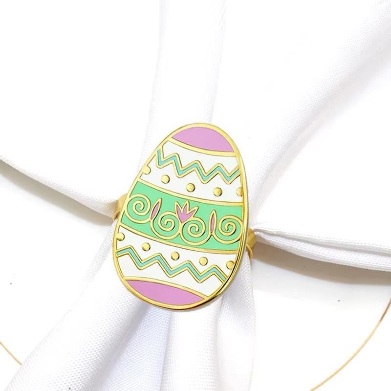 Кольца для салфеток Пасхальные 4 шт. Разноцветный (PK004)