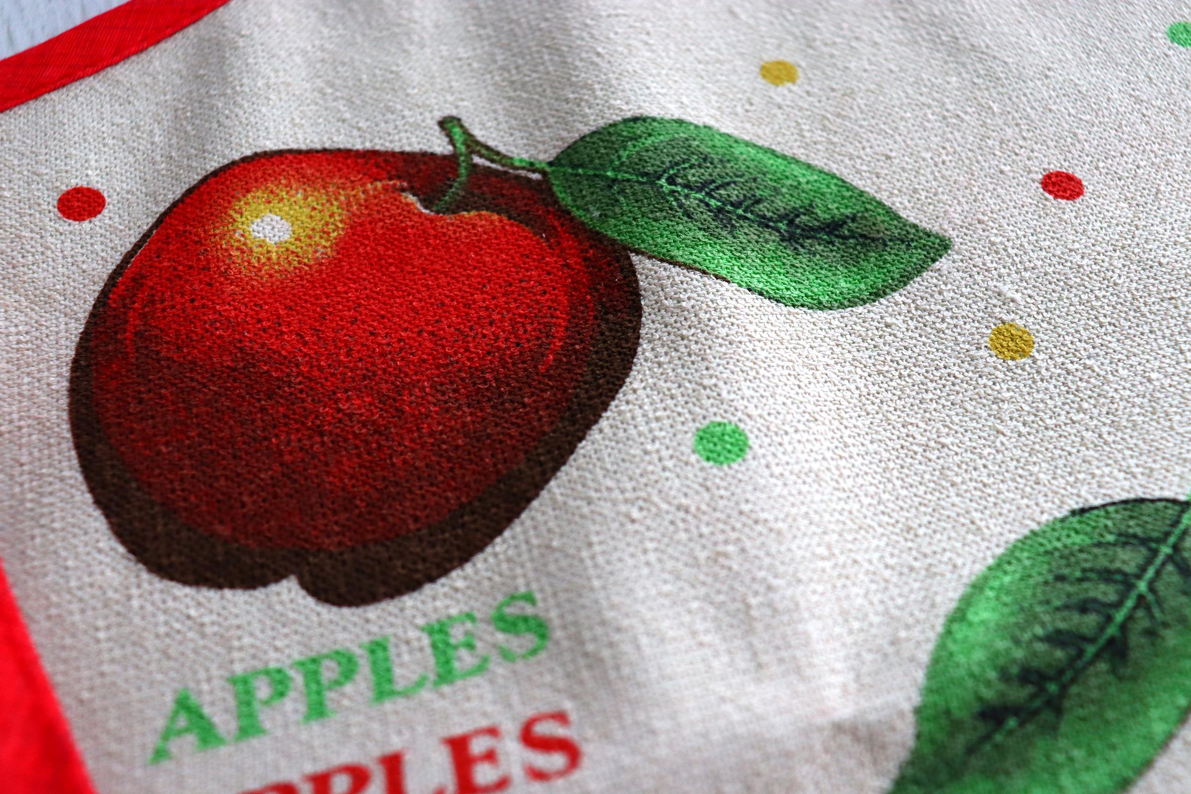 Фартух Яблука махровий вологонепроникний 350г/м2 - фото 2 Фартух Яблука махровий вологонепроникний 350г/м2 - фото 2