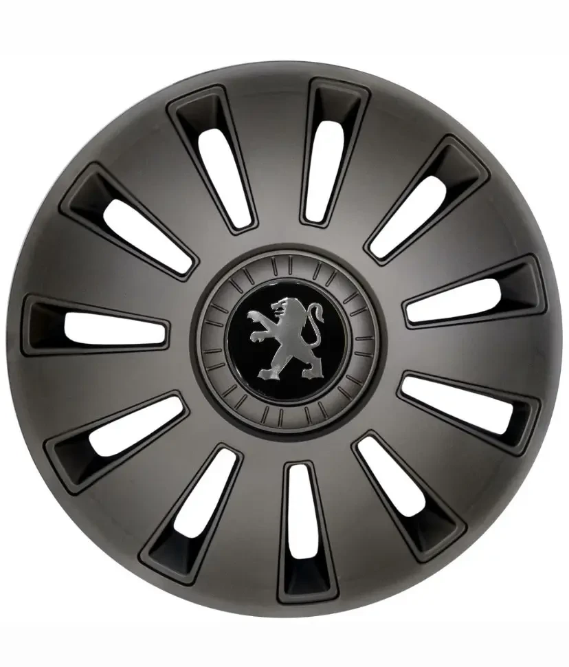 Колпак колесный Peugeot R15 4 шт. Графит