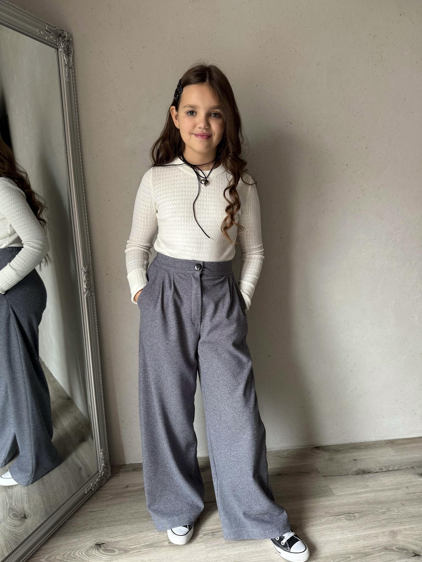 Брюки кашемировые для девочки IRmAS 1308 158 см Темно-синий