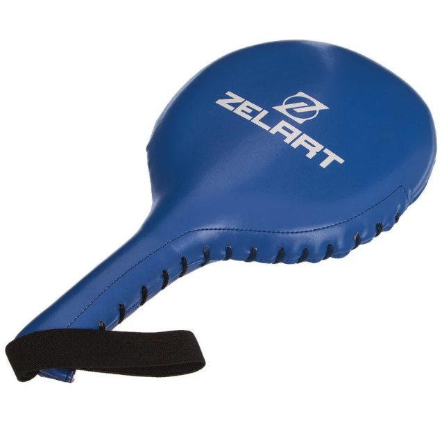 Ракетка для тхэквондо ZELART ВО-1425 одинарная Синий (6936116105860)