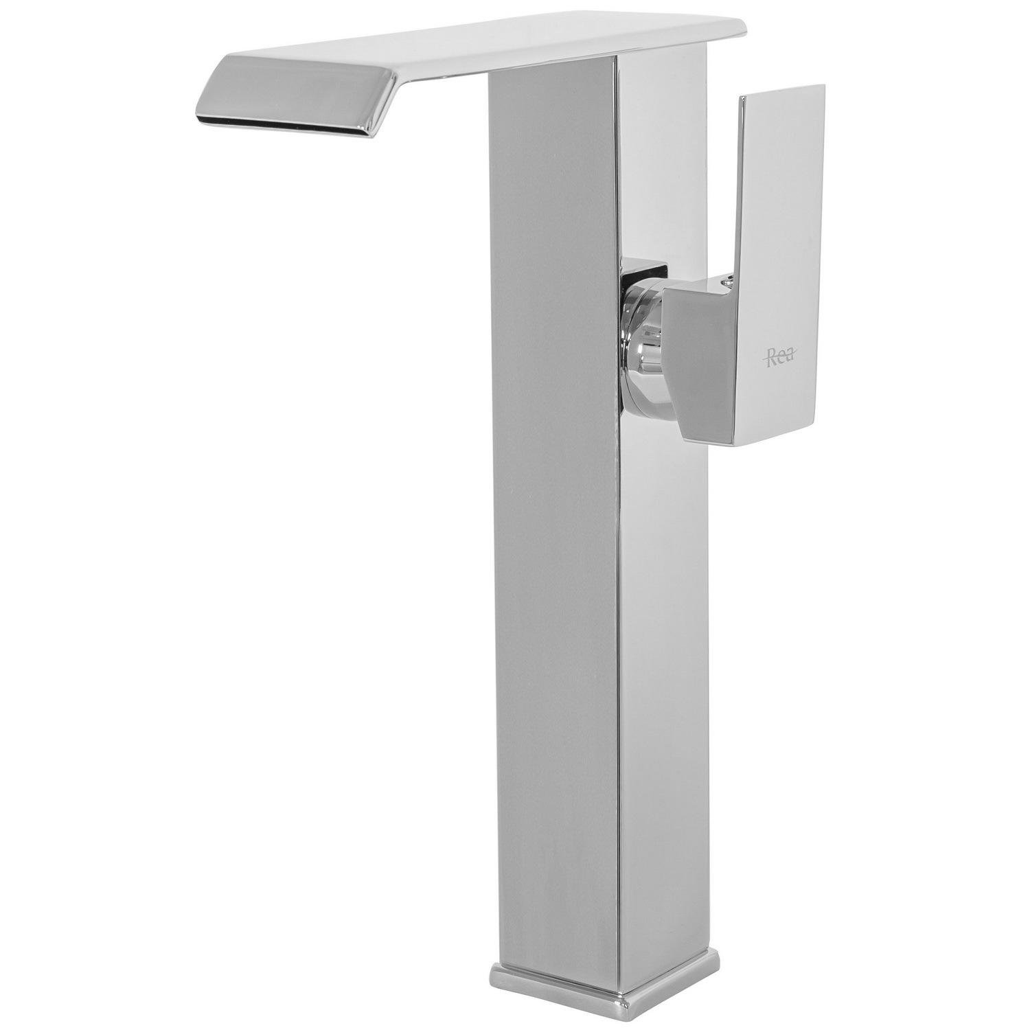 Смеситель для умывальника CUBO REA KENT REA-B8011 высокий однорычажный Хром (133844) Смеситель для умывальника CUBO REA KENT REA-B8011 высокий однорычажный Хром (133844)