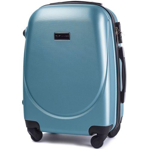 Чемодан пластиковый Wings 310 маленький Голубой - фото 1